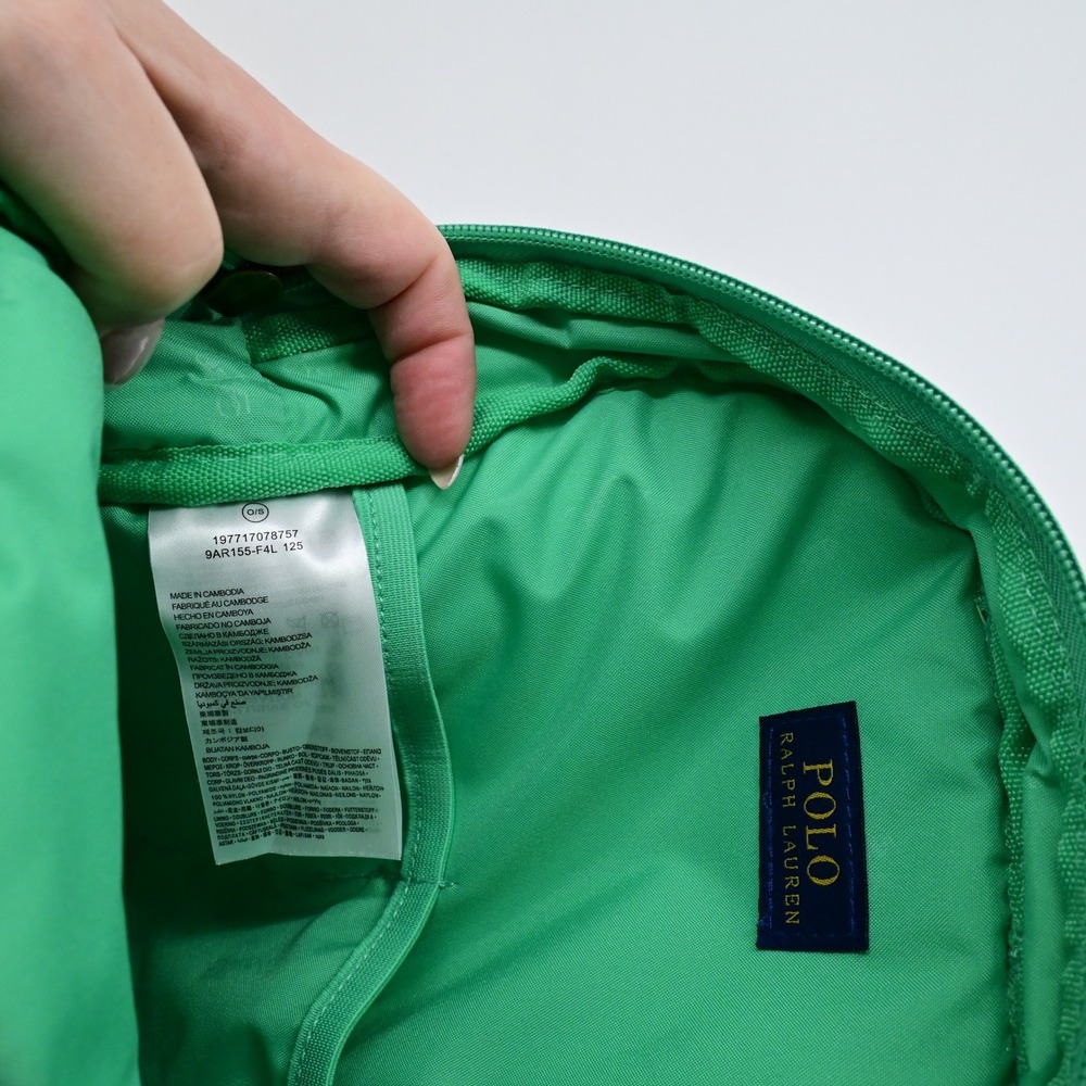 NWT Polo Ralph Lauren Crossbody Backpack Green Sporty Luxe Streetwear Modern - Picture 12 of 13